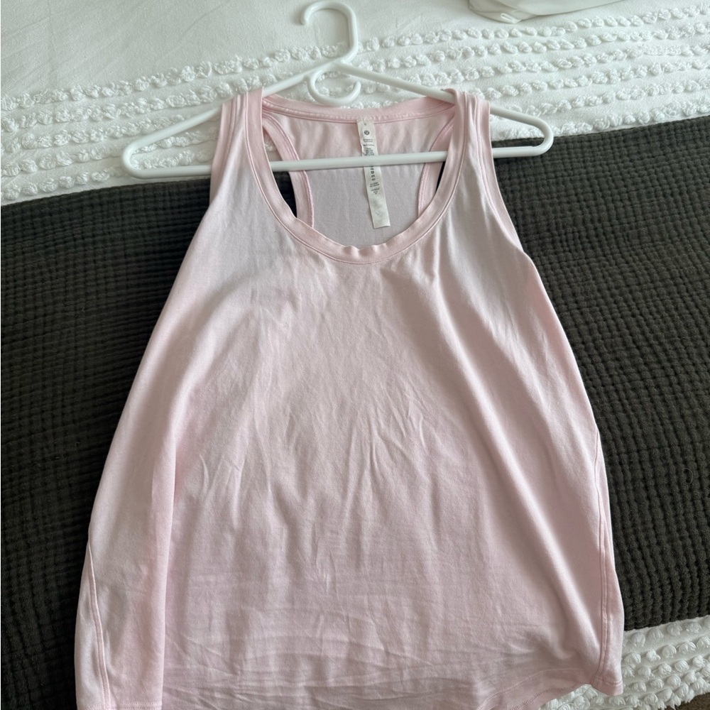 Lululemon Athletica Light Pink Racer Back Tank Top